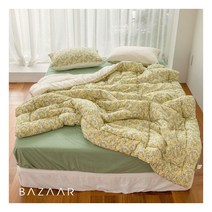 [바자르] 코튼린 광목 순면 차렵 이불베개세트(Q)