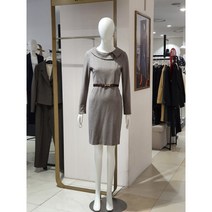 [에꼴드파리] 보트넥 벨티드 체크원피스 002C9YWOA002A (P001657181)