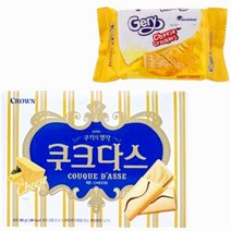 크라운 쿠크다스 치즈 +게리크래커 치즈 과자 간식, 1개