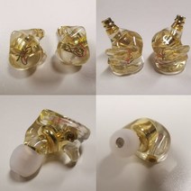 가수인이어 커스텀인이어 FENGRU Diy QZX-A1 사용자 정의 만든 수지 이어폰 HiFi 실행 스포츠 헤드폰 MMCX, 04 Transparent