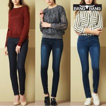 [뱅뱅] 여성 레귤러스키니핏 스판데님 3종택1
