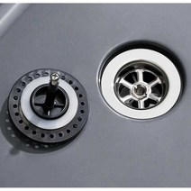 플라스틱개수대 걸레 밀대 빨기 수영장 싱크대, 블랙 소형 대걸레 개수대 (원클릭 배수)