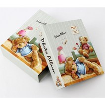콜렉트북제작 뮤지컬티켓북 인생네컷콜북 곰인형, 곰인형 포토앨범 4x6 (20매)