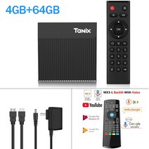 Tanix-X4 Amlogic S905X4 스마트 TV 박스 안드로이드 11 TVBOX 4GB RAM 32GB/64GB ROM 100M LAN 2.4G/5G 듀얼 Wifi 4K 셋, [02] Eu 플매트 카펫 매트 카펫 매트 카펫 러그, [01] 4GB 32GB TV BOX