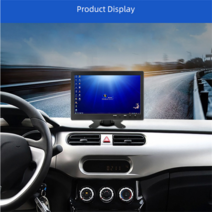 10.1 인치 컴퓨터 디스플레이 모니터 1024600 휴대용 LCD HD 미니 TV 화면 VGA BNC 입력 2 채널 비디, 02 US plug