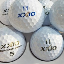 A 잭시오 xxio 로스트볼 10구 - 화이트 골프공 리피니쉬없는 써보고고싶은 로스트볼 B.B.P