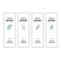 제이앤메이드 4종 투명 아로마 스프레이스티커