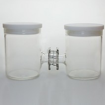 H형 이온 프로톤 교환막 실험용 전기 화학 이중 전해질 산수소 장치, 01 U-30ml