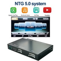 벤츠마크 메르세데스 벤츠 NTG50 C 클래스 c117 x156 E w212 W205 용 로드 탑 무선 카플레이 개조 키트 오, 01 Black, 01 Black