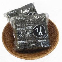 해담초 갓 구운김 40매x2봉 대용량 조미구이김, 3봉