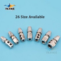 수중 RC 보트 플렉서블 커플링 좌우 스테인레스 스틸 플렉스 콜릿 커플러 8x4.76mm 5개 4.76 4/3.8/3.18mm 4x4/3.18mm 3.18x3.18 3/2mm, 5mm to 4.76mm 002