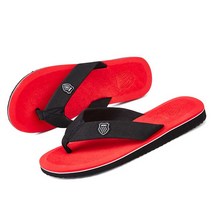 남자 여름 플립 비치 샌들 Anti-slip 캐주얼 플랫 신발 슬리퍼 사회 남성 홈
