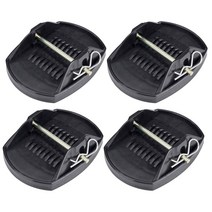 락모터스 캠핑 카라반 아웃트리거 발판 수평 스토퍼 받침대 주차 차박 빅풋패드 트레일러, 1개