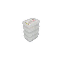 나카야 냉장고 보관함 100ml K202 R, 4개입, 3개