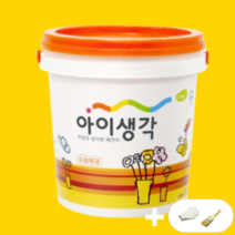 [N사 최다판매]방문페인트 삼화 아이생각 수성목재 1L 친환경 반광페인트, 코르크골드, 1개