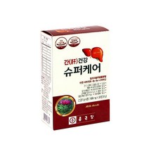 종근당 밀크씨슬 추출물 1300mg 아연 비타민B 나이아신, 1개, / 30정 /