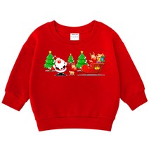 [아동루돌프옷] [나노핏 키즈] 특기모 레드 크리스마스 산타와 루돌프