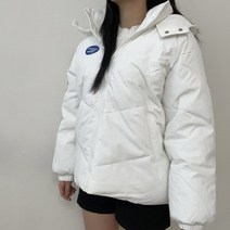 VANANA2 여성 데일리 캐주얼 핏 보장 코튼 캔디 오버핏 후드 패딩 4color