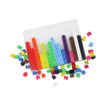 큐브 연결 수막대 혼합 150p 보관 케이스 수학 교구