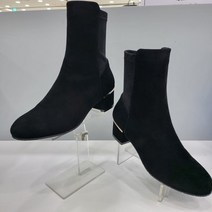 탠디 X18517 BLACK (특가)여성 세무 스판 앵클부츠 4cm 미셸by탠디 MK116AB