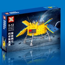 레고시티 토이저러스트럭 숲속경찰대원과사륜바이크 차량운반트럭 경찰순찰보트 제설트럭 전기차 하늘의경찰다이아몬드강도 이동경찰서 크레인 화물헬리콥터비행기 정원사와잔디깎이자동차 호환블록, 창어 4호(88018)