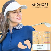 1+1+1 앤드모어 uv컷 아웃도어 골프패치 자외선차단패치 썬패치, 4매입, 6박스