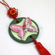 한지 노리개 DIY 한지공예 만들기세트 두리한지공방, 01.비단노리개만들기(3)_초록