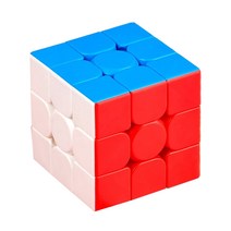 매직 큐브 마법 2×2 3×3 4×4 5×5 6×6 7×7 스티커리스 입체 퍼즐 Magic Cube Set 경기 전용 뇌 트레이 지육 완구 폴리프로필렌 (3×3×3)