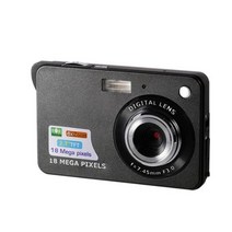 디지털 카메라 고화질 18 메가 픽셀 lcd 충전식 hd ccd 비디오 실내 야외 성인, 검은색