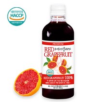 푸른들판 무설탕 진한 레드 자몽 농축액 원액 주스 100% 무가당 물에 타먹는 과일 엑기스 베이스 에이드 쥬스 음료 해썹 인증 이스라엘, 1개, 650g