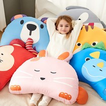 헬로하이주 애착동물 베개 아기베개 유아베개 동물베개 솜포함 디자인선택, 애착동물 베개(소형)/샤샤(상어)