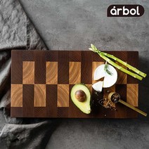 토르 엔드그레인 나무도마 탄화목 함침기법 단단하고 관리쉬운 도마+거치대
