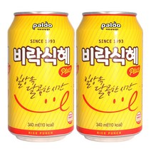 팔도 비락식혜 뚱캔 340ml x 48캔(한박스), 48캔