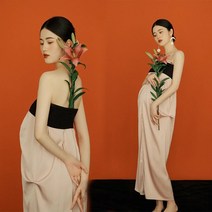 만삭사진원피스 휴양지 촬영 사진 옷 스튜디오 주수 부부 웨딩 커플 스냅