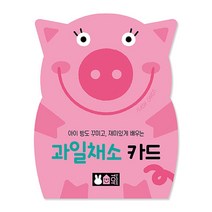 블루래빗 아이 방도 꾸미고 재미있게 배우는 과일채소 카드, 단품