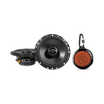 ALPINE S-S65 240와트 6.5인치 카 오디오 스피커 + 휴대용 블루투스 스피커 쌍