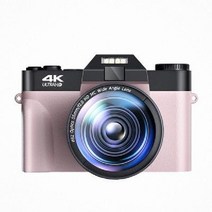 입문용 DSLR 카메라 초보자용 디카 초보 중급 고화질 디지털 디지털카메라 초고속, 패키지 3, E. 쿨비즈 핑크
