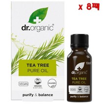 Dr. Organic 닥터오가닉 티 트리 퓨어 오일 10ml 8팩