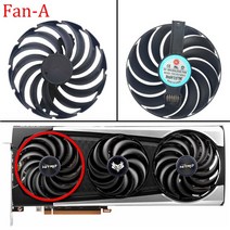 사파이어 니트로 + RX 6700 6800 6900XT 그래픽 비디오 카드 냉각 팬용 95MM FDC10U12D9-C 쿨러 팬, 01 fan A