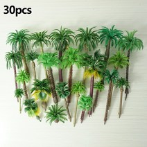 인조잔디 시공 테라스인조잔디 인조잔디매트20Pcs 미니 모델 나무 마이크로 조경 장식 기차 레이아웃 액세, 28 30pcs random style