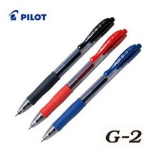 PILOT 파일롯트 G-2볼펜 G2중성펜 0.5 0.7 1.0 펜 리필, 0.5적색