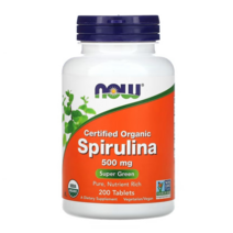 나우푸드 유기농 스피루리나 500mg 순수 비건 타블렛 200정 Organic Spirulina Organic Spirulina, 상세내용참조, 없음