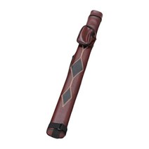 GHSHOP 내구성 당구 큐 막대 운반 케이스 가방 보호 조절 스트랩 하드 홀드 1 완료 2pcs 큐 스누커 큐 보관, PU 가죽, 스타일 C