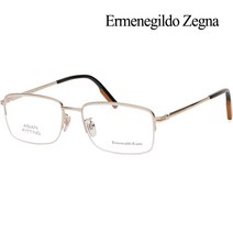 제냐 안경테 EZ5190D 032 명품 아시안핏 반무테 골드