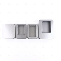 철제 사각 틴 케이스 상자 소품 악세사리 보관함 박스 다용도 수납 틴박스 미니 보관, D_대형1P