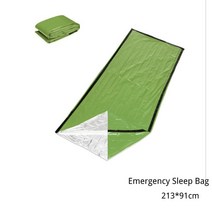침낭 야외 비상 침낭 휴대용 방수 응급 처치 블랭크 하이킹 안전 캠핑 장비 조난 슬리핑 백, 03 Green-sleep bag