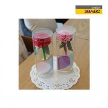 쉬폰카네이션볼펜 2P 어버이날 스승의날 선생님, 상세페이지 참조, 레드 카네이션
