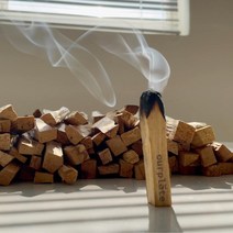 palosanto 팔로산토 스머지 스틱 인센스 페루산 명상 향 피우기 홀더 세트, 1. Peru 25g (2~4개)