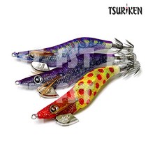 쯔리겐 신형 미루드래곤 베스트컬러 오모리그 이카메칼 한치 에기, #12 KP옐로우