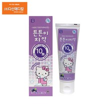 아텍스 헬로키티 캐릭터 키즈치약 포도향 어린이 치약, 80g, 4개